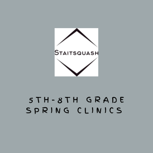 5th-8th grade Spring Clinics -WEDNESDAYS March 4th- May20th- 11 sessions. $440
