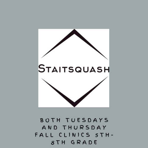 5th-8th grade Fall Clinics -BOTH TUESDAYS AND THURSDAYS Sept 9th- Nov 6th 18 sessions $680