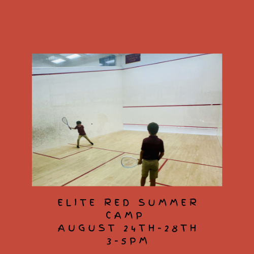 Elite Red Summer Camp August 24th-28th  3pm-5pm   $450