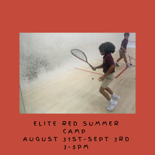 Elite Red Summer Camp August 31st-Sept 3rd  3pm-5pm   $360 NO FRIDAY