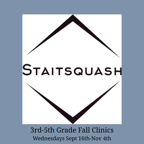 3rd-5th Grade Fall Clinics -WEDNESDAYS Sept 16th- Nov 4th 8 sessions $400