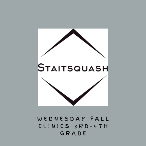 3rd/4th grade Fall Clinics -WEDNESDAYS Sept 10th- Nov 5th 9 sessions $405